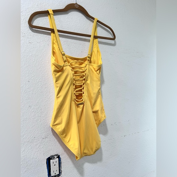 MICHAEL Michael Kors Sunshine Yellow swimsuit - Picture 6 of 16